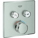 Termostato GROHTHERM SMARTCONTROL angular, 2 válvulas de cierre supersteel GROHE