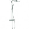 Système de douche EUPHORIA SmartControl S 310 D avec mitigeur thermostatique acier
