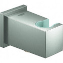 Coude de raccordement mural EUPHORIA CUBE DN 15. avec Support de douche mural acier