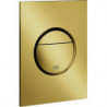 Plaque actionnement des toilettes GROHE Nova Cosmopolitan S 37601 2-M./Start&Stopp or brillant geb.