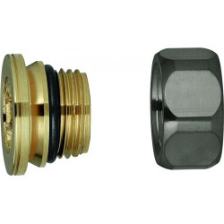 Raccord à vis Grohe 45044 1/2 pouce graphite dur brossé