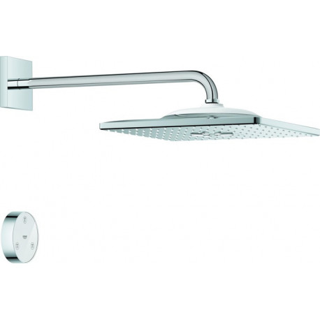 Tête de doucheRainshower SmartConnect 310 26642 rond Bras de douche chromé