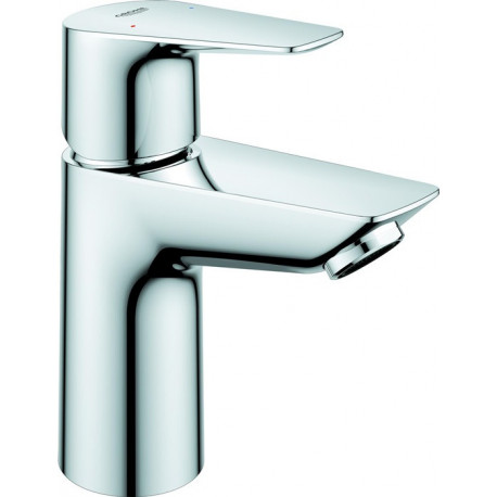 Mitigeur lavabo BauEdge 23895_1 S-Size PushOpen vidage à tirette chromé