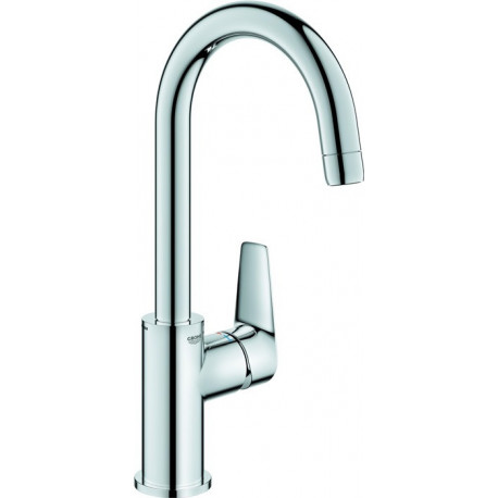 Mitigeur lavabo BauEdge 23911_1 L-Size PushOpen vidage à tirette chromé