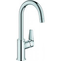 Mitigeur lavabo BauEdge 23911_1 L-Size PushOpen vidage à tirette chromé