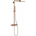 Système de douche Grohe EUPH SmCon 310 m Thermostat pour montage mural-mon wa sun brossé