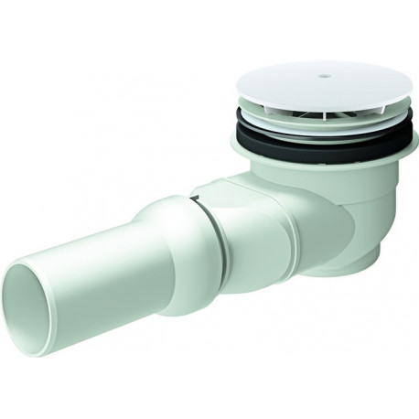 Ensemble d'évacuation blanc alpin pour receveur de douche sortie horizontal GROHE
