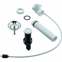 GROHE set de vidage 40986 push excentrique pour éviers de cuisine, acier inoxydable