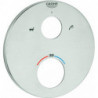 Rosace Grohe 49075 rond pour THM-Kit de garnitures acier