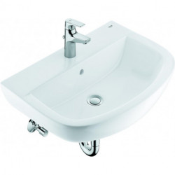 Lavabo céramique 39644 60cm/BauFlow EHM blanc alpin/chrom