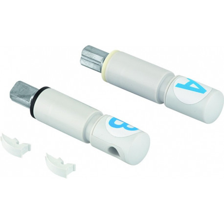 Amortisseur GROHE 49119 pour abattant et couvercle de toilette Essence
