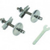 Kit de montage GROHE 49120 pour abattant et couvercle de toilette Essence