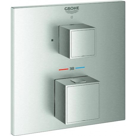Mitigeur thermostatique douche Grohe EUROCUBE FMS pour Rapido SmartBos (35600) superst