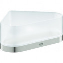 Etagère de douche d'angle SELECTION avec support acier
