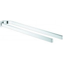 Porte-serviettes GROHE SELECTION 400mm. pas rigide 2 bras chromé