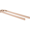 Porte-serviettes GROHE SELECTION 400 n noir 2 bras or rose vif brossé