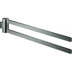 Porte-serviettes GROHE SELECTION 400mm. rigide 2 bras graphite dur