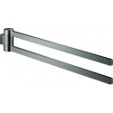 Porte-serviettes GROHE SELECTION 400mm. rigide 2 bras graphite dur