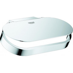 Porte papier toilette Grohe SELECTION avec couvercle chromé
