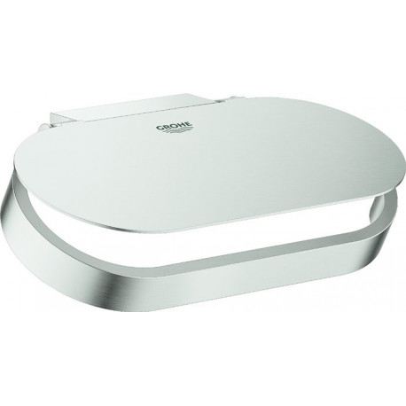 Porte papier toilette Grohe SELECTION avec couvercle acier