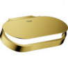 Porte papier toilette Grohe SELECTION avec couvercle or brillant