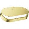 Porte papier toilette Grohe SELECTION avec couvercle or brillant brossé