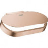 Porte papier toilette Grohe SELECTION avec couvercle or rose vif brossé