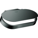 Porte papier toilette Grohe SELECTION avec couvercle graphite dur