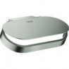 Porte papier toilette Grohe SELECTION avec couvercle graphite dur brossé