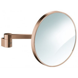 Miroir grossissant Grohe SELECTION grossissement 7x or rose vif brossé