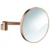 Miroir grossissant Grohe SELECTION grossissement 7x or rose vif brossé