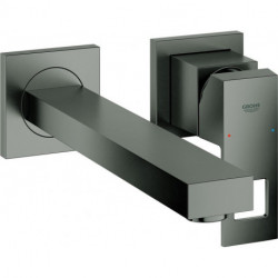 Mitigeur lavabo 2 trous EUROCUBE Wd-mon saillie 231mm graphite dur brossé