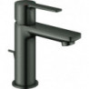 Mitigeur de lavabo monocommande LINEARE DN 15 avec vidage à tirette 1 1/4 pouce XSlim graphite dur