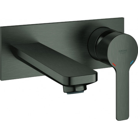 Mitigeur lavabo 2 trous LINEARE DN 15 Stm 110 saillie 149mm graphite dur
