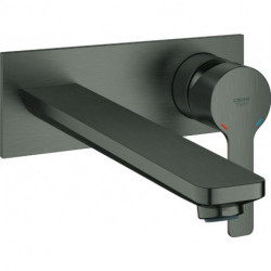 Mitigeur lavabo 2 trous LINEARE DN 15 Stm 110 saillie 207mm graphite dur