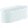 Baignoire Essence 39729 freestanding avec trop-plein blanc alpin