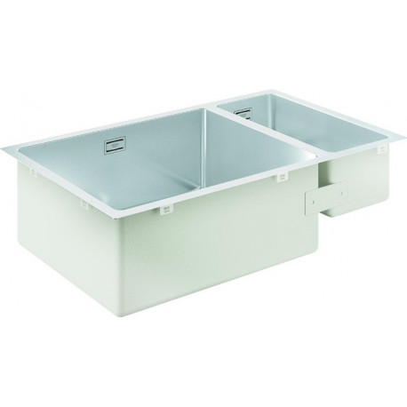 Évier à encastrer K700 gauche installable 760x450mm inox
