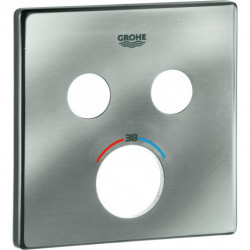 Rosace Grohe 49039 pour SmartControl UP-THM avec 2 ASV acier