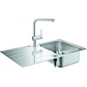 Set évier à encastrer K500 avec Robinet de cuisine inox