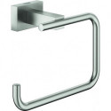 Porte-rouleau WC Grohe ESSENTIALS CUBE sans couvercle acier