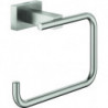 Porte-rouleau WC Grohe ESSENTIALS CUBE sans couvercle acier