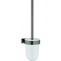 Ensemble de brosse de toilette ESSENTIALS CUBE Wd-mon Glas/Metal ha graphite brossé