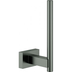 Porte-papier WC de rechange ESSENTIALS CUBE graphite dur brossé GROHE