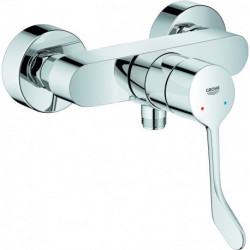 Mitigeur de douche monocommande Grohe EUROSMART long Levier chromé