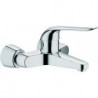 Mitigeur lavabo EUROECO SPEZIAL DN 15 saillie 221mm absp S-Connexions chromé 