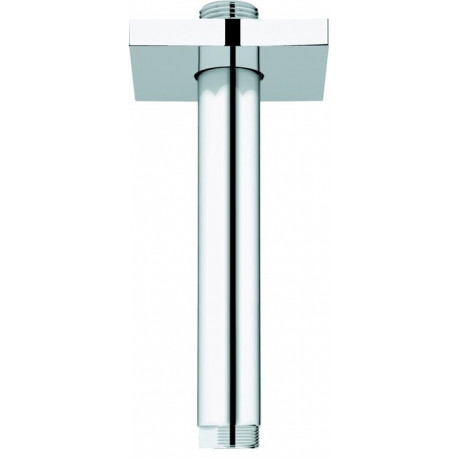 Sortie plafond RAINSHOWER rosace carrée longueur 142mm chr
