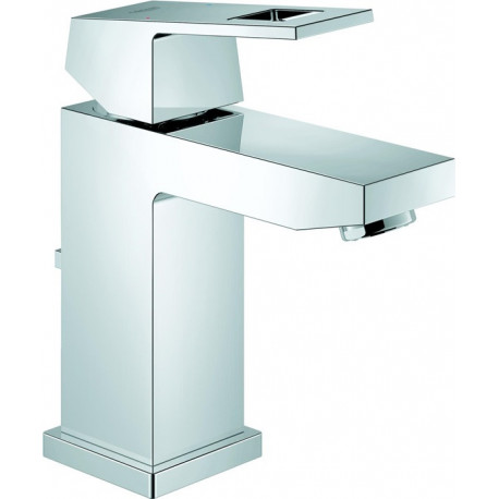 Mitigeur lavabo EUROCUBE DN 15, garniture de vidage 1 1 / 4Z avec EcoJoy 5,7 l/min SpeedClean Mousseur chrome GROHE