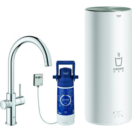 Robinet RED DUO avec boiler L-Size, C-spout chrome GROHE