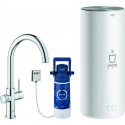 Robinet RED DUO avec boiler L-Size, C-spout chrome GROHE