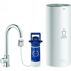 Robinet RED MONO avec Boiler L-Size. C-sortie chromé